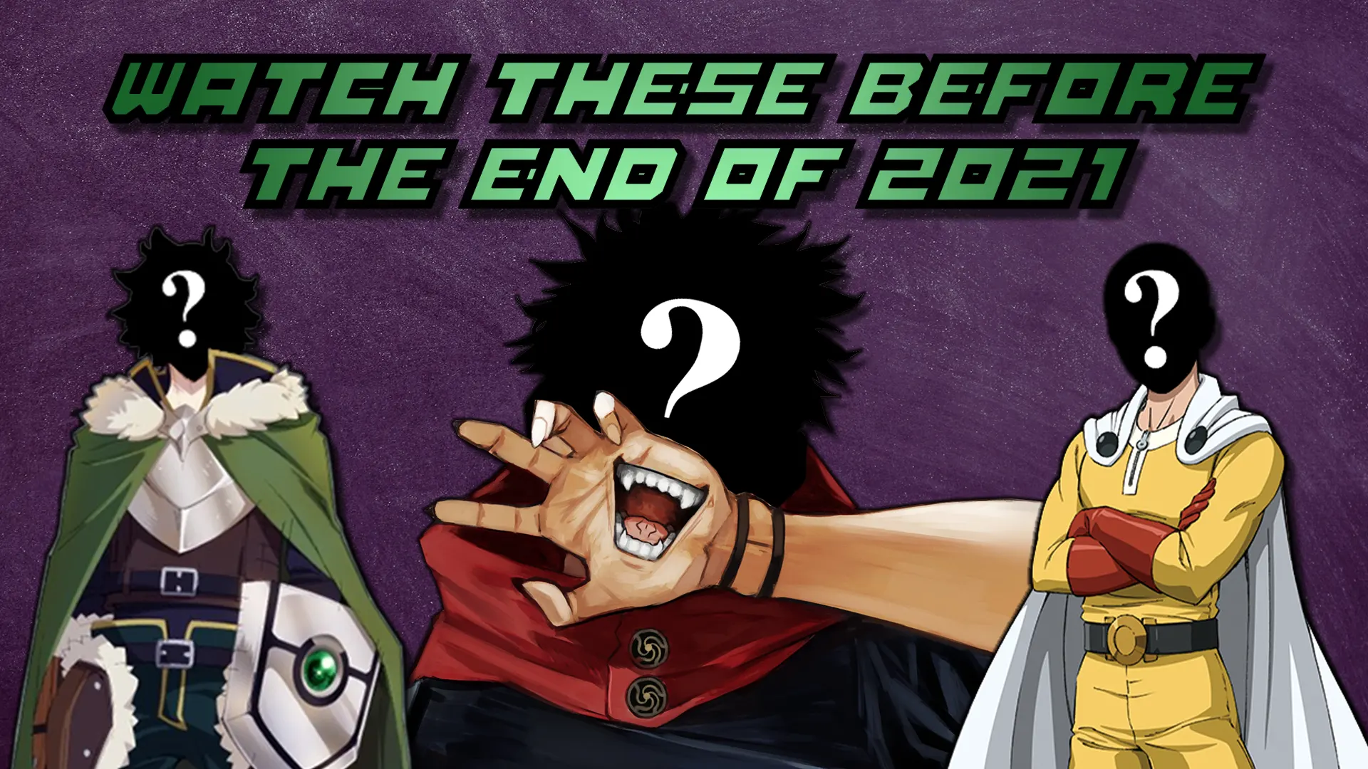 Drop Everything. Here Are 5 Anime Series You Need To Watch Before The End  Of 2021 - i need anime